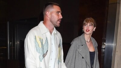 Travis Kelce and Taylor Swift (X(formerly Twitter)/@ViralThingz) Travis Kelce and Taylor Swift (X(formerly Twitter)/@ViralThingz)