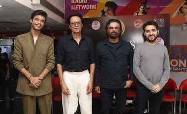Star cast of The Railway Men along with the director paid a visit to HT City House