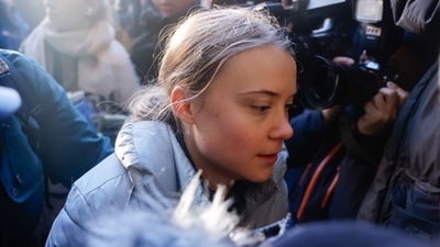 Climate activist Greta Thunberg (Bloomberg)