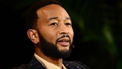 US singer-songwriter John Legend speaks during The Wall Street Journal's WSJ Tech Live Conference in Laguna Beach, California on October 16, 2023. (AFP) US singer-songwriter John Legend speaks during The Wall Street Journal's WSJ Tech Live Conference in Laguna Beach, California on October 16, 2023. (AFP)