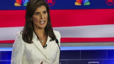 FILE PHOTO: Former South Carolina Governor Nikki Haley speaks at the third Republican candidates' U.S. presidential debate of the 2024 U.S. presidential campaign on November 8, 2023. REUTERS/Mike Segar/File Photo (REUTERS)