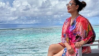 Bipasha Basu called Maldives "My forever kind of place" as she shared a stunning beach picture of herself in a colourful shrug. She and Karan chose to take Devi to Maldives to ring in her first birthday. Bipasha Basu called Maldives "My forever kind of place" as she shared a stunning beach picture of herself in a colourful shrug. She and Karan chose to take Devi to Maldives to ring in her first birthday. 