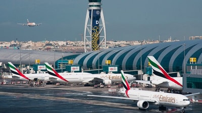 A view from Dubai airport (AP) A view from Dubai airport (AP)