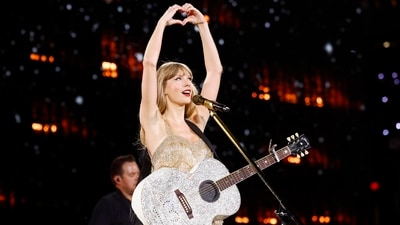 Taylor Swift during The Eras Tour Taylor Swift during The Eras Tour