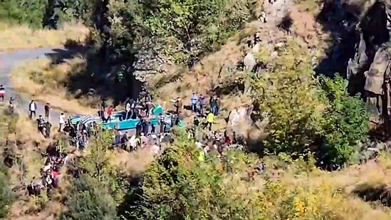 Residents and authorities rushed to the scene and a rescue operation was launched.(PTI)