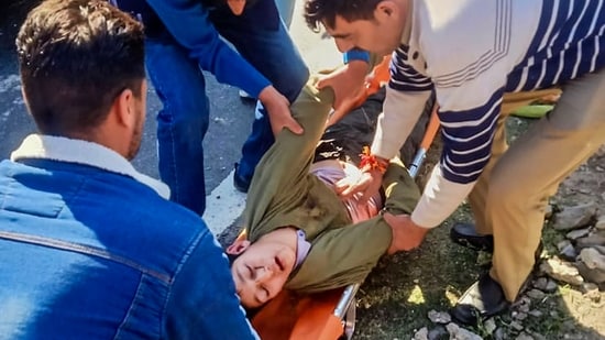The 42-seater bus was on the way to southern Jammu city from Kishtwar town when it veered off the road and fell down about 660 feet (200 meters) on an older road in the mountainous region, said Harvinder Singh, a civil administrator.(PTI)