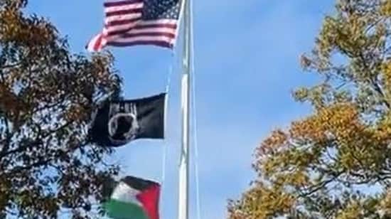 Flying of Palestinian flag has been approved in North Andover town of Massachusetts until December 7 (X(formerly Twitter))