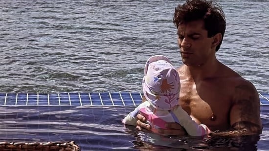 Sharing a father-daughter moment in the pool, Karan wrote on Instagram, “I have never been so out of words and so full with the need to proclaim at the same time before…if someday I just spontaneously combust, please don’t judge me."