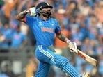 India's Virat Kohli celebrates his 50th ODI century during the semi-final match against New Zealand in the ICC Men's Cricket World Cup 2023. India's Virat Kohli celebrates his 50th ODI century during the semi-final match against New Zealand in the ICC Men's Cricket World Cup 2023.