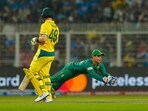 South Africa's Quinton de Kock takes the catch of Australia's Steve Smith South Africa's Quinton de Kock takes the catch of Australia's Steve Smith