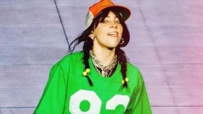 Billie Eilish is being blasted as “tone-deaf” on social media for saying in a recent interview that men are not body-shamed like women (billieeilish/Instagram) Billie Eilish is being blasted as “tone-deaf” on social media for saying in a recent interview that men are not body-shamed like women (billieeilish/Instagram)