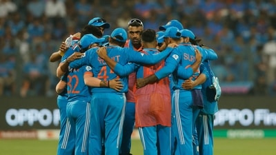 India players in a huddle during the match | Image for representation (REUTERS)