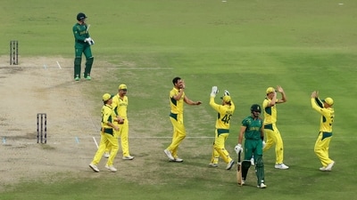 Mitchell Starc and Pat Cummins took three-wicket hauls for Australia. (REUTERS)
