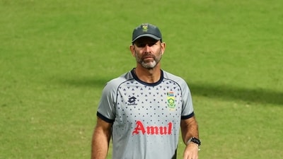 South Africa coach Rob Walter spoke after his side's defeat in the World Cup semi-final. (REUTERS)