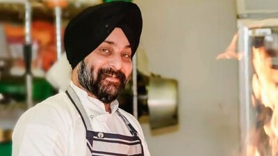 Jarnail Singh, who runs a restaurant in Hobart, Tasmania. (Website/Dawat - The Invitation)