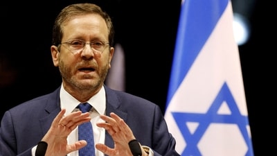 Israel's President Isaac Herzog (REUTERS)