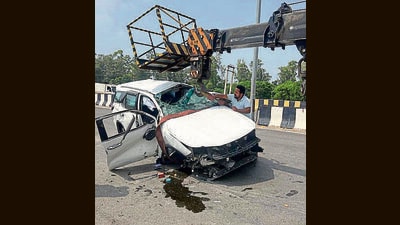 In 2022, a total of 298 accidents were caused by speeding. (HT PHOTO)