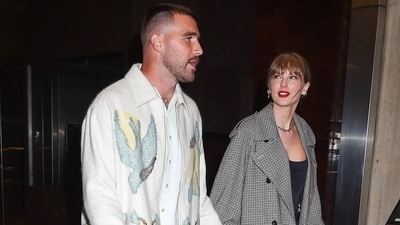 Travis Kelce and Taylor Swift (X(formerly Twitter)/@ViralThingz) Travis Kelce and Taylor Swift (X(formerly Twitter)/@ViralThingz)
