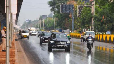 The speed on most major city roads is between 20km/hr and 60km/hr depending on the right of way available on each road, GMDA said. (Parveen Kumar/HT Photo) The speed on most major city roads is between 20km/hr and 60km/hr depending on the right of way available on each road, GMDA said. (Parveen Kumar/HT Photo)