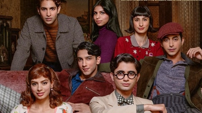 Suhana Khan, Khushi Kapoor, Agastya Nanda star in a poster for The Archies. Suhana Khan, Khushi Kapoor, Agastya Nanda star in a poster for The Archies.