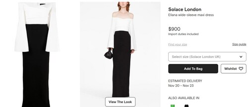 Kareena's drees is form the brand Solace London and and comes with a price tag of ₹74k (www.farfetch.com) Kareena's drees is form the brand Solace London and and comes with a price tag of ₹74k (www.farfetch.com)