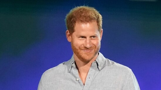 Prince Harry, Duke of Sussex, speaks at "Vax Live: The Concert to Reunite the World" in Inglewood, Calif., on May 2, 2021 (Photo by Jordan Strauss/Invision/AP, File) (Jordan Strauss/Invision/AP)