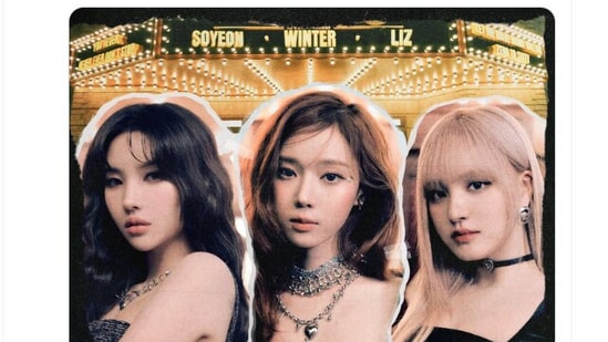 The song reaches powerful heights with the singers pitching with their niches- Soyeon with her rapping prowess, Liz with her ranging vocals and Winter with her never-ending charisma.
