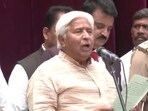 Congress leader HK Patil. Congress leader HK Patil.