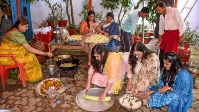 Devotees perform traditional rituals on the first day of the four-day Chhath Puja festival, which begins on November 17. Devotees in Patna take part in preparing food during the 'Nahay Khay' ceremony to mark the Chhath festival on Friday. (ANI photo) Devotees perform traditional rituals on the first day of the four-day Chhath Puja festival, which begins on November 17. Devotees in Patna take part in preparing food during the 'Nahay Khay' ceremony to mark the Chhath festival on Friday. (ANI photo)