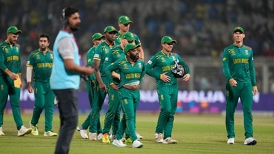 South Africa's captain Temba Bavuma with teammates walk off the field after losing to Australia by 3 wickets during the ICC Men's Cricket World Cup second semifinal match in Kolkata, India, Thursday (AP) South Africa's captain Temba Bavuma with teammates walk off the field after losing to Australia by 3 wickets during the ICC Men's Cricket World Cup second semifinal match in Kolkata, India, Thursday (AP)