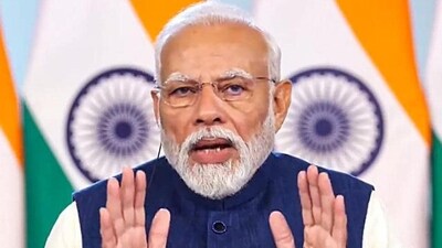 Modi made the remarks in his televised opening address at the second virtual Voice of Global South Summit. (PTI photo) Modi made the remarks in his televised opening address at the second virtual Voice of Global South Summit. (PTI photo)