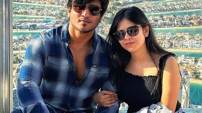 Nikhil Siddhartha with his wife Dr Pallavi Varma.