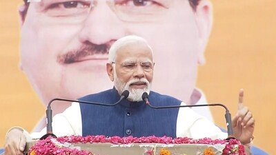 Prime Minister Narendra Modi addresses 'Diwali Milan', at BJP HQ in New Delhi. (PTI) Prime Minister Narendra Modi addresses 'Diwali Milan', at BJP HQ in New Delhi. (PTI)
