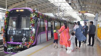 Rail tracks have been laid for the 23.3-km Pune Metro Line 3 project between Hinjewadi and Shivajinagar, and the trial has begun at Maan depot on Friday. ((PIC FOR REPRESENTATION))