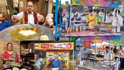 From Connaught Place to Noida, there are quite a few food stalls spread across the city streets, which serve Bihari specialities. From Connaught Place to Noida, there are quite a few food stalls spread across the city streets, which serve Bihari specialities.