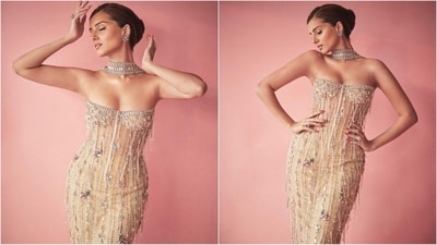 Tara Sutaria takes the internet by storm in a stunning sheer embellished gown (Instagram/@tarasutaria) Tara Sutaria takes the internet by storm in a stunning sheer embellished gown (Instagram/@tarasutaria)