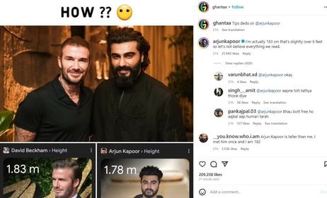 Arjun Kapoor's response to trolls.