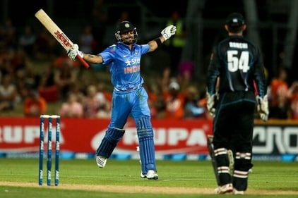Kohli sizzled at Napier with a century in vain (Getty) Kohli sizzled at Napier with a century in vain (Getty)