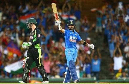 A rare Kohli hundred in a losing cause (Getty) A rare Kohli hundred in a losing cause (Getty)
