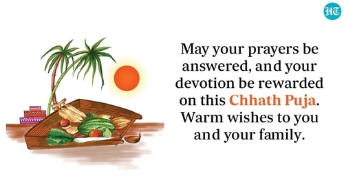 Chhath Puja is a Hindu festival dedicated to the worship of the Sun God and his consort, Usha. (HT Photo) Chhath Puja is a Hindu festival dedicated to the worship of the Sun God and his consort, Usha. (HT Photo)