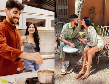 Vikhyat Gulati and Shweta Guliani (left) played AP Dhillon and Banita Sandhu (right) in their version of With You. Vikhyat Gulati and Shweta Guliani (left) played AP Dhillon and Banita Sandhu (right) in their version of With You.