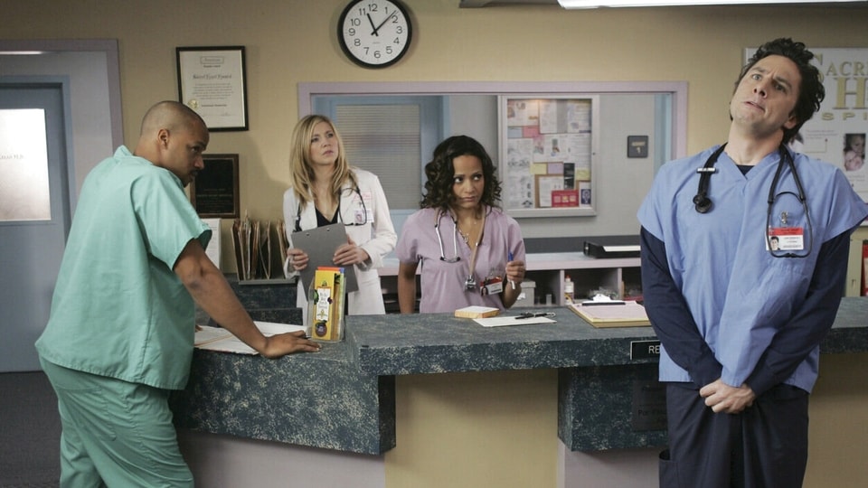 Medical sitcom Scrubs both made fun of and used the same tropes as every other medical drama.