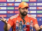 India's Captain Rohit Sharma addresses the pre-match press conference on the eve of the ICC Men's World Cup Cricket 2023 final match against Australia India's Captain Rohit Sharma addresses the pre-match press conference on the eve of the ICC Men's World Cup Cricket 2023 final match against Australia