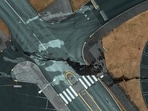 Iceland Volcano: Cracks at an intersection in the town of Grindavik, Iceland.