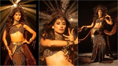 Miss Universe 2023: Shweta Sharda's regal look shines in National Costume round Miss Universe 2023: Shweta Sharda's regal look shines in National Costume round