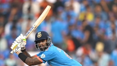 India's Suryakumar Yadav plays a shot (BCCI Twitter) India's Suryakumar Yadav plays a shot (BCCI Twitter)