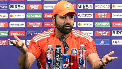 India's Captain Rohit Sharma addresses the pre-match press conference on the eve of the ICC Men's World Cup Cricket 2023 final match against Australia (ANi Pic Service) India's Captain Rohit Sharma addresses the pre-match press conference on the eve of the ICC Men's World Cup Cricket 2023 final match against Australia (ANi Pic Service)