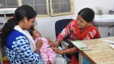 Around 21,310 children missed their first dose during that period, the health ministry said. (HT) Around 21,310 children missed their first dose during that period, the health ministry said. (HT)