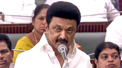 The Tamil Nadu assembly on Saturday readopted the 10 bills returned by governor RN Ravi, amid a walkout by Opposition MLAs. (ANI) The Tamil Nadu assembly on Saturday readopted the 10 bills returned by governor RN Ravi, amid a walkout by Opposition MLAs. (ANI)