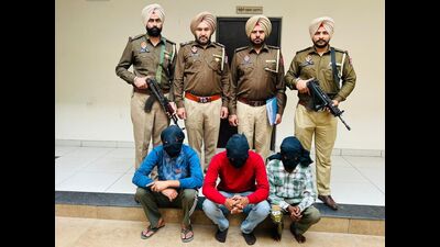 Zirakput police have nabbed five operatives of gangsters Lawrence Bishnoi, Goldy Brar and Saba since the November 6 shootout. (HT Photo) Zirakput police have nabbed five operatives of gangsters Lawrence Bishnoi, Goldy Brar and Saba since the November 6 shootout. (HT Photo)